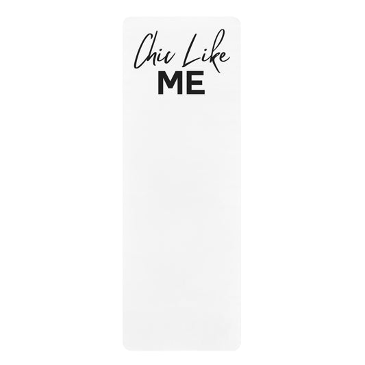 Chic Like Me – Fashion Illustration Yoga Mat | Stylish & Non-Slip Mat for Yoga & Fitness